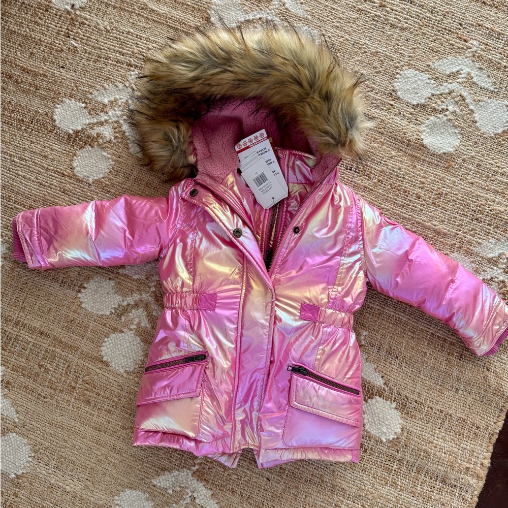 2t NWT appaman pink Iridescent Kids Winter Coat